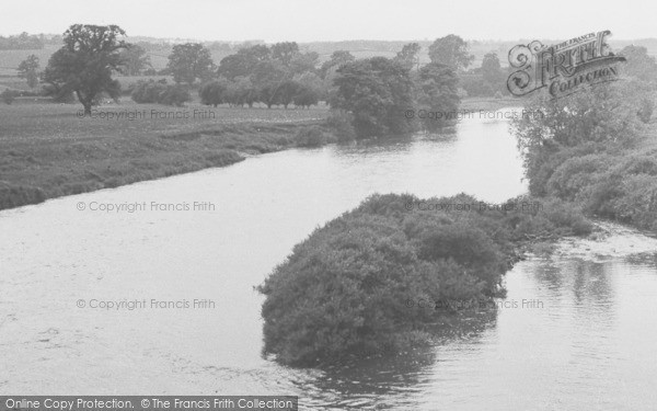 Photo of Langwathby, River Eden From The Bridge c.1960