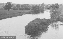 River Eden From The Bridge c.1960, Langwathby