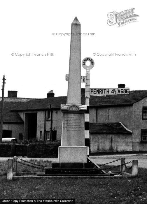 Photo of Langwathby, War Memorial 1950