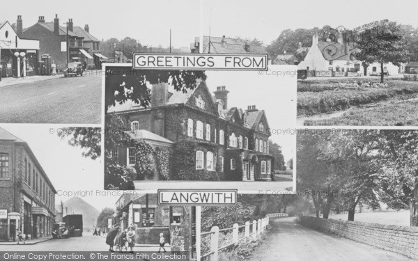 Photo of Langwith, Composite c.1950