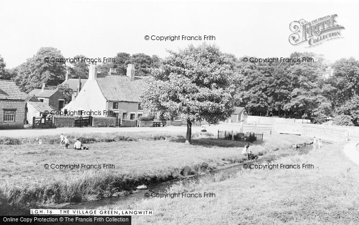 Photo of Langwith, The Village Green c.1955