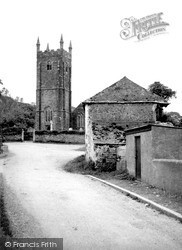 St Marnarch's Church c.1955, Lanreath
