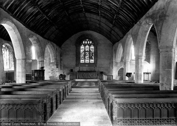 Photo of Lanteglos By Fowey, Church Interior 1908