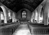 Lanteglos-By-Fowey, Church Interior 1908, Lanteglos Highway