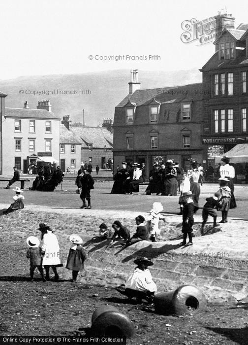 Photo of Largs, People By The Seafront 1897
