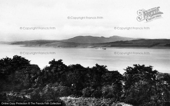Photo of Largs, View Towards Cumbrae And Arran Hills c.1935