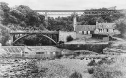 Millheugh Bridge And Viaduct c.1960, Larkhall