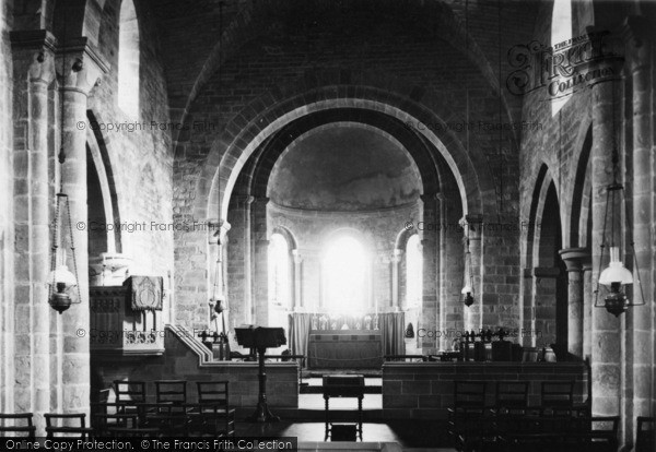 Lastingham, the Church interior c1950 Photo of Lastingham, The Church Interior c.1950