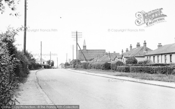 Photo of Latchingdon, Burnham Road c.1955