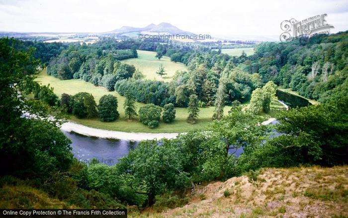 Photo of Lauder, Lauderdale, 'scotts View' Over River Tweed To Eildon Hills c.1990