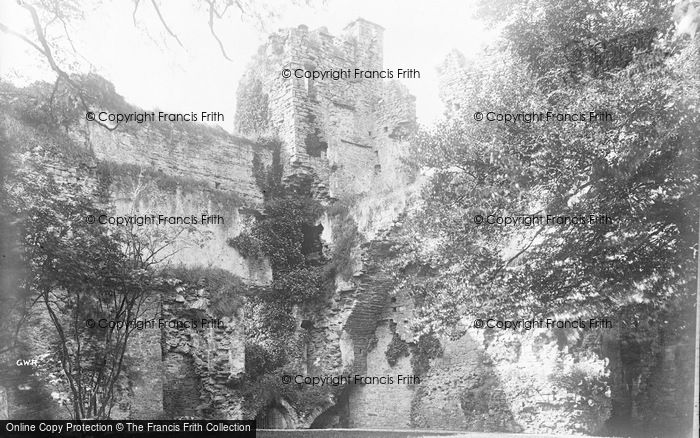 Photo of Laugharne, Castle Ruins c.1931