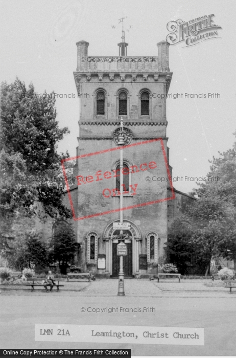 Photo of Laugharne, Christ Church c.1955