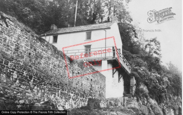 Photo of Laugharne, Dylan Thomas' House c.1955