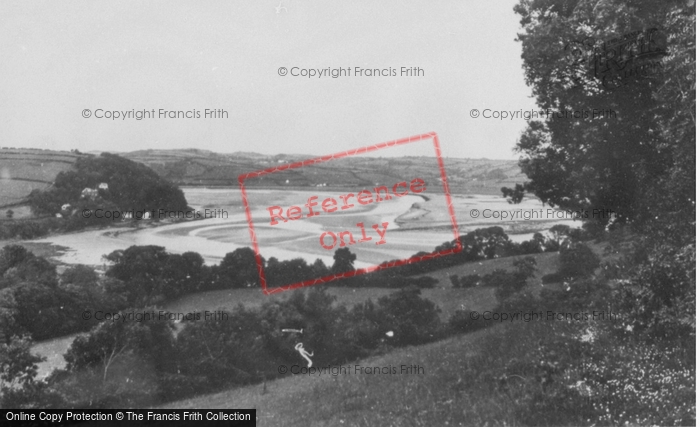 Photo of Laugharne, Generl View c.1955