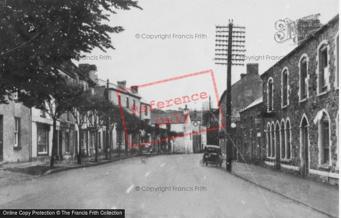 Photo of Laugharne, King Street c.1955