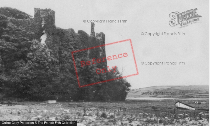 Photo of Laugharne, The Castle c.1955