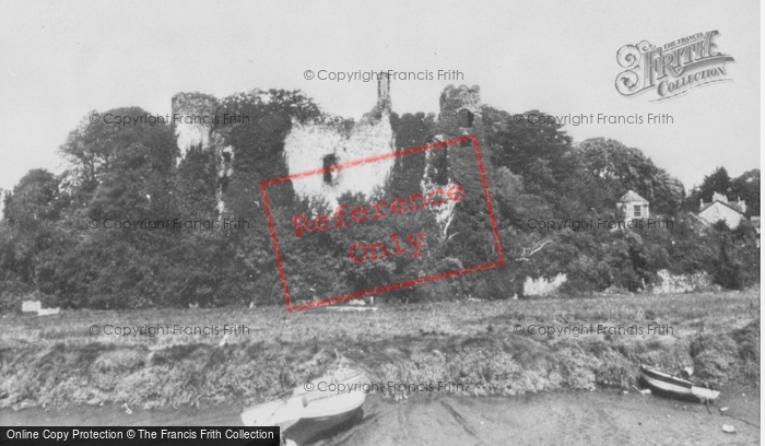 Photo of Laugharne, The Castle c.1955