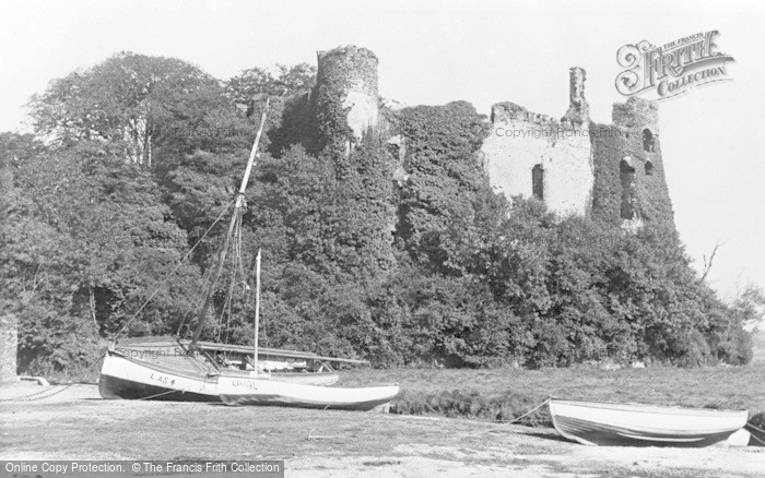 Photo of Laugharne, The Castle c.1955