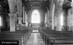 All Saints Church Interior c.1965, Laughton En Le Morthen