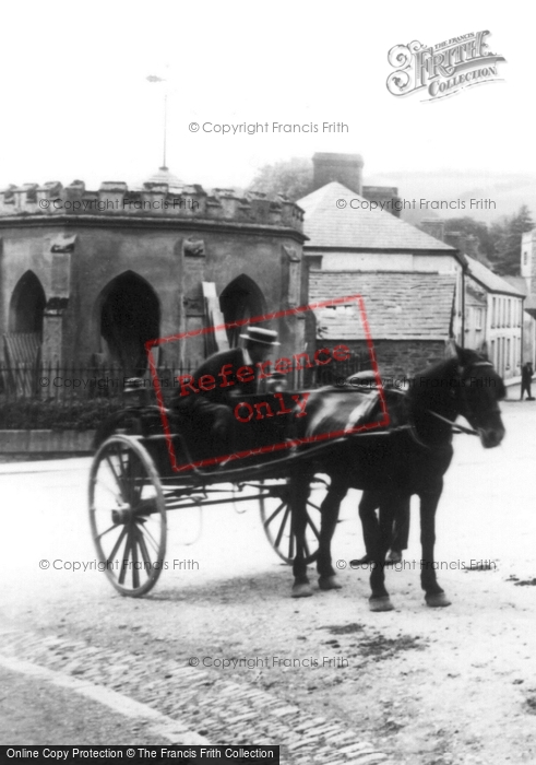 Photo of Launceston, A Horse And Cart, Newport 1911