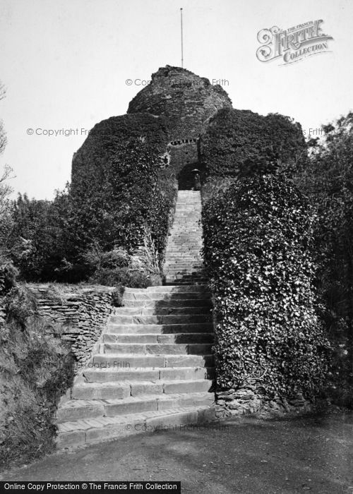 Photo of Launceston, Castle With Steps 1890