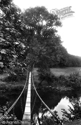 Chain Bridge, River Tamar 1911, Launceston