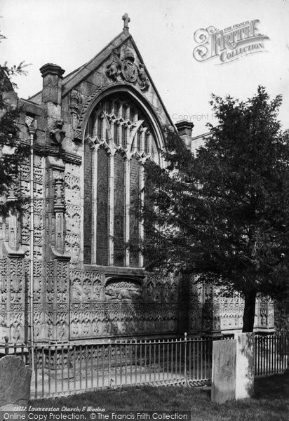 Photo of Launceston, Church Of St Mary Magdalene, East Window 1890