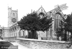 Church Of St Mary Magdalene From The South-East 1890, Launceston