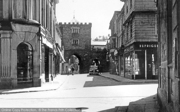 Photo of Launceston, Church Street c.1955