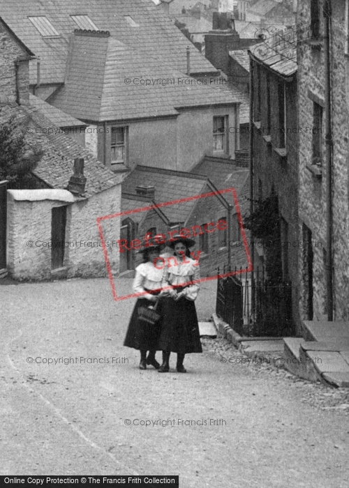 Photo of Launceston, Girls On Old Hill 1906