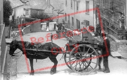 Horse And Cart, St Thomas Hill 1906, Launceston