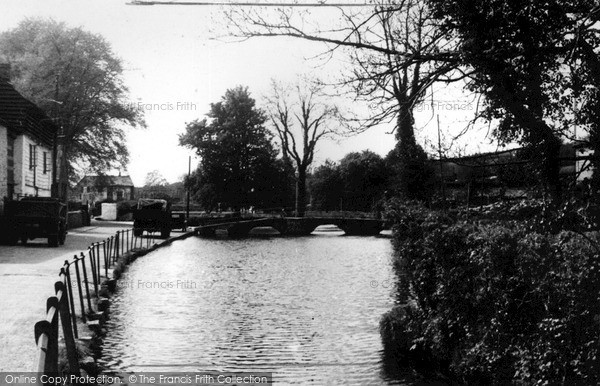 Photo of Launceston, River Kensey And Priory Footbridge c.1955
