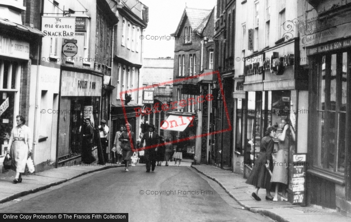 Photo of Launceston, Shops On The High Street c.1960