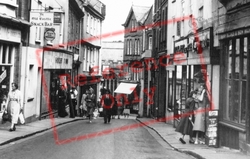 Shops On The High Street c.1960, Launceston