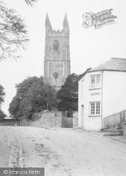 St Stephen's Church And Old Toll House 1906, Launceston