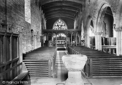 St Stephen's Church Interior 1906, Launceston