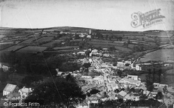 St Stephen's From The Castle c.1875, Launceston