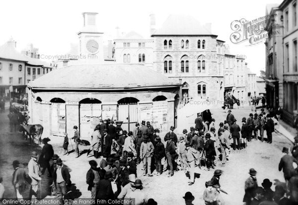 Photo of Launceston, The Square 1890