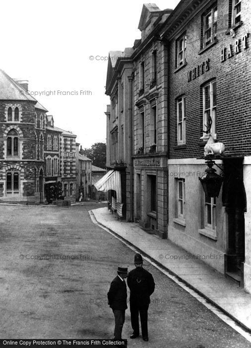 Photo of Launceston, The White Hart Hotel 1906