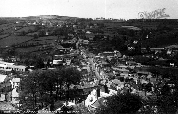 Photo of Launceston, View From Castle c.1955