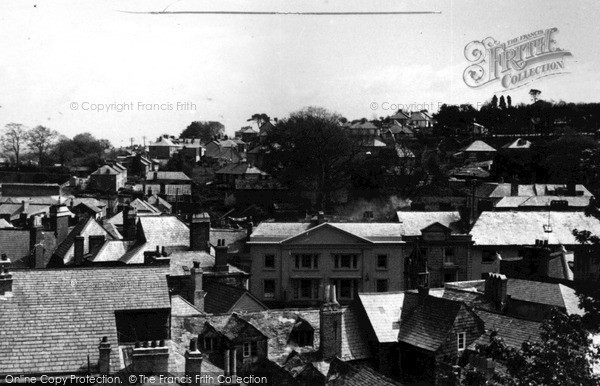 Photo of Launceston, View From Castle c.1955