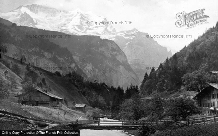 Photo of Lauterbrunnen, And The Jungfrau c.1879
