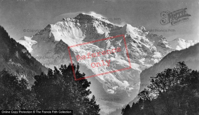 Photo of Lauterbrunnen, The Jungfrau c.1930