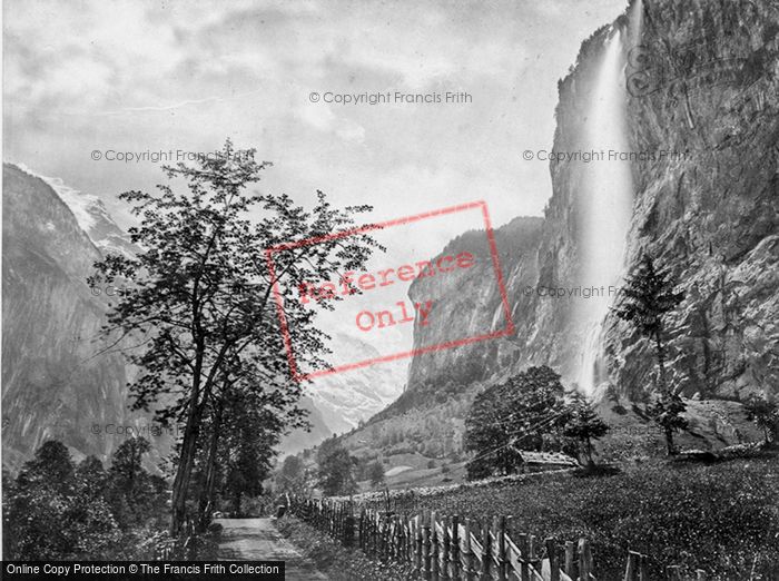 Photo of Lauterbrunnen, The Staubbach c.1860