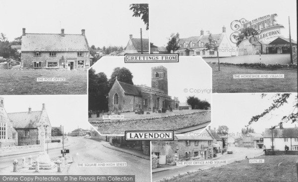Photo of Lavendon, Composite c.1965