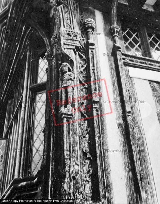 Photo of Lavenham, Carving, The Guildhall 1950