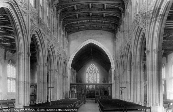 Photo of Lavenham, Church Of St Peter And Paul, Interior 1895
