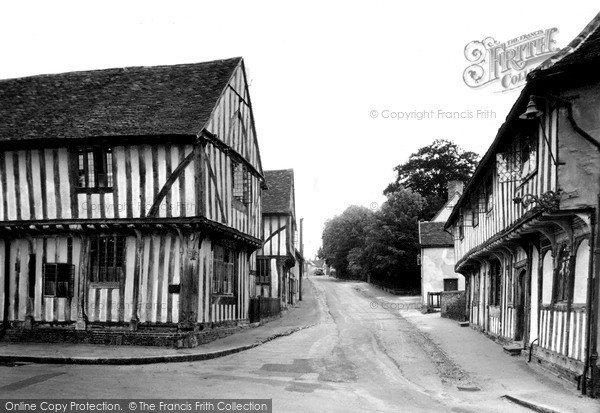 Photo of Lavenham, Lady Street c.1955