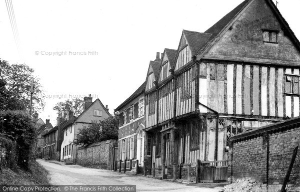 Photo of Lavenham, Shilling Street c.1955