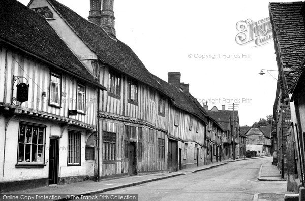 Photo of Lavenham, Water Street c.1955